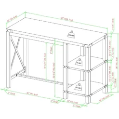 Rustic Farmhouse Metal X Kitchen Island With Shelves - Saracina Home 23 Rustic Farmhouse Metal X Kitchen Island With Shelves - Saracina Home -Saracina Home GUEST 0142461f c229 4e13 b506 be15f851baff