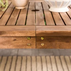 Acacia Wood Patio Simple Rectangle Dining Table - Saracina Home 30 Acacia Wood Patio Simple Rectangle Dining Table - Saracina Home -Saracina Home GUEST 0169a847 9bda 43b5 8a56 5785a6450bbb