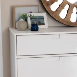 Mid-Century Modern Groove Wood 6 Drawer Dresser - Saracina Home -Saracina Home GUEST 09189a25 a52f 4f7e 8d7c e7918ddf26d1