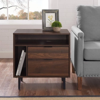 Rockwell Modern Storage Nightstand - Saracina Home 2 Rockwell Modern Storage Nightstand - Saracina Home - Image 2