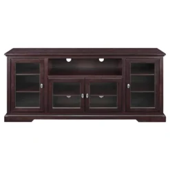 Glass Door Traditional Highboy TV Stand For TVs Up To 80" - Saracina Home 8 Glass Door Traditional Highboy TV Stand For TVs Up To 80" - Saracina Home -Saracina Home GUEST 138a4afd 6b26 41d5 8ead 14d2880cd268