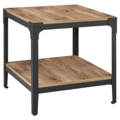Set Of 2 Benny Urban Industrial Angle Iron Side Tables - Saracina Home -Saracina Home GUEST 13c9493f beec 4c1d a8fd 9288cc0ebb9a