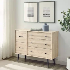 Ivora Lifted Mid-Century Modern Asymmetrical 5 Drawer Dresser - Saracina Home 13 Ivora Lifted Mid-Century Modern Asymmetrical 5 Drawer Dresser - Saracina Home -Saracina Home GUEST 154cda8c 847f 4e08 ac83 0e9e73f1fe39
