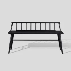 Transitional Low-Back Spindle Entryway Bench - Saracina Home -Saracina Home GUEST 178d932f df39 42d5 b150 ebfcdbfd8782
