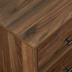 Sana Modern Triple Storage TV Stand For TVs Up To 80" Dark Walnut - Saracina Home -Saracina Home GUEST 1aaee79e 19f9 4ed2 8ca6 aac7069e046b