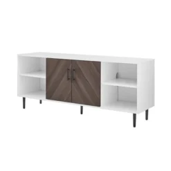 Angelo Modern 2 Door Bookmatch TV Stand For TVs Up To 65" Ash Brown/White - Saracina Home 13 Angelo Modern 2 Door Bookmatch TV Stand For TVs Up To 65" Ash Brown/White - Saracina Home -Saracina Home GUEST 1eb81ab5 8b87 45cc a487 70a62c21b47f