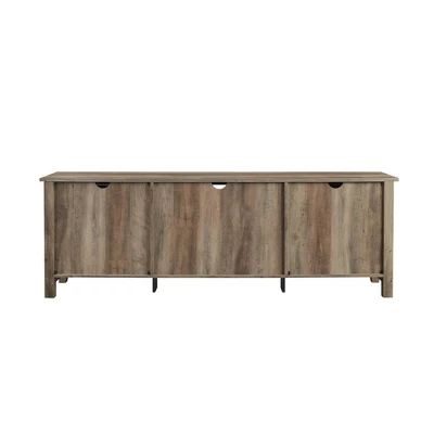 Modern Transitional Wood TV Stand For TVs Up To 80" - Saracina Home 5 Modern Transitional Wood TV Stand For TVs Up To 80" - Saracina Home - Image 5