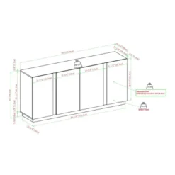Contemporary Storage With 4 Doors Sideboard - Saracina Home 19 Contemporary Storage With 4 Doors Sideboard - Saracina Home -Saracina Home GUEST 2474f5c0 1422 465b b5e7 c66bcbaff085
