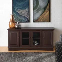 4 Door Closed Storage TV Stand For TVs Up To 55" - Saracina Home -Saracina Home GUEST 25bf1da1 c2cb 41ec 8c91 49c95c506608