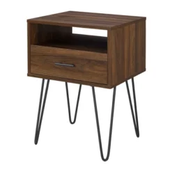 Amal Modern Single Drawer Hairpin Leg Nightstand - Saracina Home 15 Amal Modern Single Drawer Hairpin Leg Nightstand - Saracina Home -Saracina Home GUEST 29a09a09 5302 4c18 9d20 3110a1c0cd5d