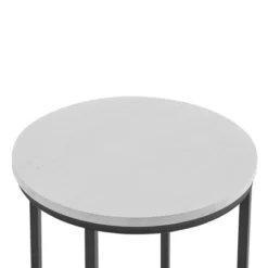 Vivian Glam X Leg Round Side Table - Saracina Home -Saracina Home GUEST 2a9d589b 51b6 4a91 a201 0ea1365388f6