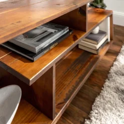 Rustic Modern Solid Wood TV Stand For TVs Up To 50" Amber - Saracina Home 7 Rustic Modern Solid Wood TV Stand For TVs Up To 50" Amber - Saracina Home -Saracina Home GUEST 2ce444ca fd8a 4490 9c32 7b50cb90b894