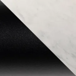 Modern Minimalist Intersecting Tripod Leg Side Table Black/Faux White Marble - Saracina Home -Saracina Home GUEST 3051060c d482 4ce4 97d9 7d6b3a1de4ce