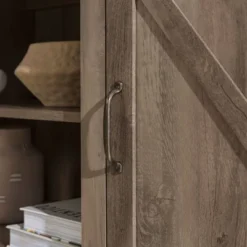 Modern Industrial Barn Door TV Stand For TVs Up To 80" - Saracina Home -Saracina Home GUEST 30565592 e61c 4910 8aa4 5422773725b3