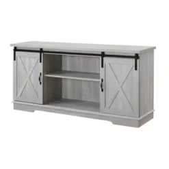 Modern Transitional Sliding Barndoor TV Stand For TVs Up To 65"- Saracina Home 39 Modern Transitional Sliding Barndoor TV Stand For TVs Up To 65"- Saracina Home -Saracina Home GUEST 31a34286 e5bc 4cdb 95bc c04f39622d58