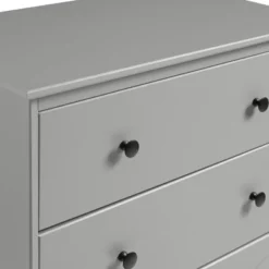 Stiva Classic Mid-Century Modern Vertical 4 Drawer Dresser Gray - Saracina Home -Saracina Home GUEST 31b01b69 acc0 4885 83c2 5c93b1794c8a