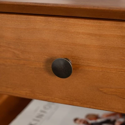 Greenberg 1 Drawer Mid-Century Modern Solid Wood Nightstand - Saracina Home 6 Greenberg 1 Drawer Mid-Century Modern Solid Wood Nightstand - Saracina Home - Image 6