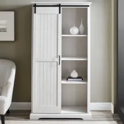 Owens Farmhouse Sliding Barn Door Storage Hutch - Saracina Home 11 Owens Farmhouse Sliding Barn Door Storage Hutch - Saracina Home -Saracina Home GUEST 354bde00 14e4 4107 ab67 983a07cab062