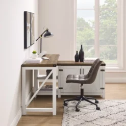 Farmhouse Rustic L Shaped Desk With Storage - Saracina Home 29 Farmhouse Rustic L Shaped Desk With Storage - Saracina Home -Saracina Home GUEST 3998858b 4a5e 4eda a0e8 c9ecb3ac0b1d