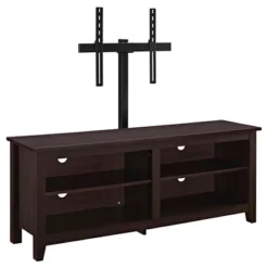 Farmhouse 4 Cubby Wood Open Storage With Mount TV Stand For TVs Up To 65" - Saracina Home 11 Farmhouse 4 Cubby Wood Open Storage With Mount TV Stand For TVs Up To 65" - Saracina Home -Saracina Home GUEST 3c750f66 3fa8 4d7c 91c3 96116a74ec8b