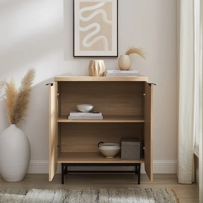 Modern 2 Door Reeded Accent Cabinet - Saracina Home 5 Modern 2 Door Reeded Accent Cabinet - Saracina Home - Image 5