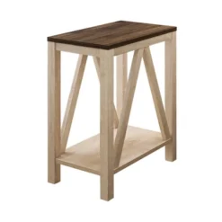 Taylen A Frame Farmhouse Open Storage Side Table - Saracina Home -Saracina Home GUEST 3df789ae 3a0b 4805 a0b3 5cbdbb3d034b