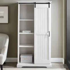 Owens Farmhouse Sliding Barn Door Storage Hutch - Saracina Home 12 Owens Farmhouse Sliding Barn Door Storage Hutch - Saracina Home -Saracina Home GUEST 40dd9cf3 8266 4c0b 8bbd d8802901b297