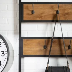 72" Urban Farmhouse Mixed Material Hall Tree - Saracina Home 13 72" Urban Farmhouse Mixed Material Hall Tree - Saracina Home -Saracina Home GUEST 413f92c3 0806 4495 b89f b8bd41a5b37e