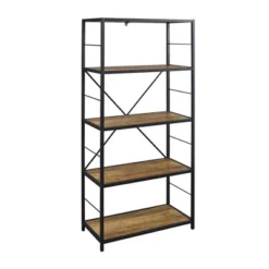 63" 4 Shelf Industrial Transitional Tall Bookshelf - Saracina Home 11 63" 4 Shelf Industrial Transitional Tall Bookshelf - Saracina Home -Saracina Home GUEST 43f6ae14 00e5 4498 b215 cdae8a95d4c2