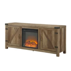 Clarabelle Double Door Farmhouse Electric Fireplace TV Stand For TVs Up To 65" - Saracina Home 16 Clarabelle Double Door Farmhouse Electric Fireplace TV Stand For TVs Up To 65" - Saracina Home -Saracina Home GUEST 4494f123 d196 4c38 aef1 a245ca85853c