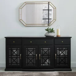 Selma Transitional 3 Tiered Ornate Fretwork Door Sideboard - Saracina Home 9 Selma Transitional 3 Tiered Ornate Fretwork Door Sideboard - Saracina Home -Saracina Home GUEST 4519c326 0c14 46d5 9b96 b5972325bc64