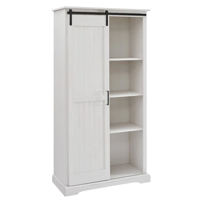 Owens Farmhouse Sliding Barn Door Storage Hutch - Saracina Home 8 Owens Farmhouse Sliding Barn Door Storage Hutch - Saracina Home - Image 8