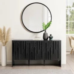 Modern Staggered Vertical Accent 3 Door Sideboard - Saracina Home 11 Modern Staggered Vertical Accent 3 Door Sideboard - Saracina Home -Saracina Home GUEST 4a313f97 6ec7 4067 bb0c b71e036f2dca