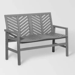 Slatted Chevron Acacia Wood Patio Loveseat – Saracina Home -Saracina Home GUEST 4aaa56bf 66a3 4a7a b898 356d6bf47fb1