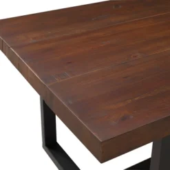 72" Modern Farmhouse Solid Wood Distressed Plank Top Dining Table - Saracina Home 9 72" Modern Farmhouse Solid Wood Distressed Plank Top Dining Table - Saracina Home -Saracina Home GUEST 4c7771cf 0134 4e60 af5f adf6bf8766c0