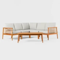 Saracina Home 6pc Modern Boho Outdoor Eucalyptus Spindle Sectional 21 Saracina Home 6pc Modern Boho Outdoor Eucalyptus Spindle Sectional -Saracina Home GUEST 50b85b0f ef35 42f9 9821 b9804b809312
