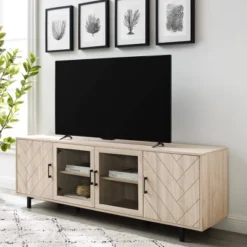 Vik Modern Boho 4 Door Herringbone TV Stand For TVs Up To 80" - Saracina Home 14 Vik Modern Boho 4 Door Herringbone TV Stand For TVs Up To 80" - Saracina Home -Saracina Home GUEST 530194cb a341 4baf 923d 18f7438961b6