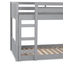 Twin Over Twin Wood Detachable Slat Bunk Bed - Saracina Home -Saracina Home GUEST 53638020 1e90 4d76 aed0 938e320e55cc
