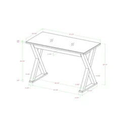 Glass Top Writing Desk With Drawer - Saracina Home 19 Glass Top Writing Desk With Drawer - Saracina Home -Saracina Home GUEST 5456d748 0554 4df0 9f07 0694262f7d0c