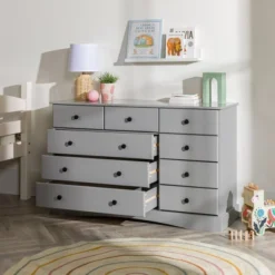 Lauren Classic Transitional 9 Drawer Dresser Storage - Saracina Home 32 Lauren Classic Transitional 9 Drawer Dresser Storage - Saracina Home -Saracina Home GUEST 5498c4b4 549f 45a2 b48c 0240de395eab