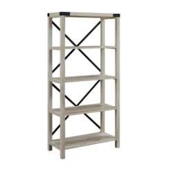 64" Sophie Industrial X Frame Bookshelf - Saracina Home 30 64" Sophie Industrial X Frame Bookshelf - Saracina Home -Saracina Home GUEST 5bc74c7d 1f9b 4172 9e11 1b6497726bcc