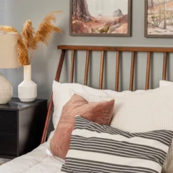 Boho Solid Wood Spindle Platform Bed - Saracina Home -Saracina Home GUEST 5d564539 27f1 4dd4 a895 beb836e285be