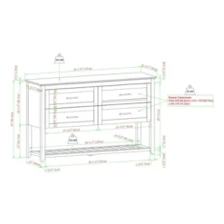 Transitional 4 Drawer Buffet - Saracina Home -Saracina Home GUEST 5ee0d477 5aaf 4e25 a822 e4dc8232835b