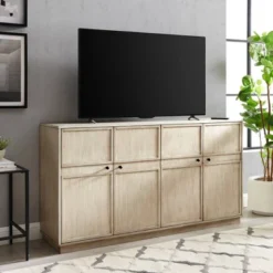 62" Helga Classic 4 Door Sideboard Birch - Saracina Home