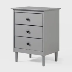 Stiva Classic Mid-Century Modern 3 Drawer Nightstand - Saracina Home -Saracina Home GUEST 6616b2bb 5915 4959 a94b 59921dc18992