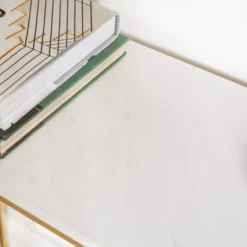 Megan Modern Glam Curved Console Table Faux White Marble/Gold - Saracina Home -Saracina Home GUEST 66a3b1bf dbdb 4543 8b66 ae30b371edd5