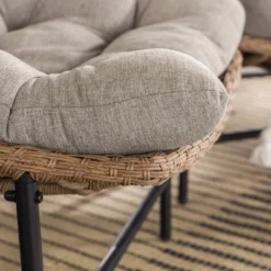 2pk Papasan Scoop Outdoor Patio Chair - Natural - Saracina Home -Saracina Home GUEST 6de04b84 f036 412d 81f1 15dbd6bfedf4