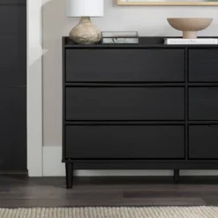 Mid-Century Modern Solid Wood 6 Drawer Double Dresser - Saracina Home 27 Mid-Century Modern Solid Wood 6 Drawer Double Dresser - Saracina Home -Saracina Home GUEST 6e54a525 852f 4e93 8d57 0eae630fa901