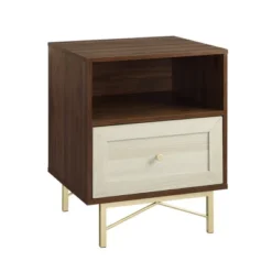Jones Modern 1 Drawer Nightstand With Cubby - Saracina Home -Saracina Home GUEST 6f13f88c 3cac 44e6 b504 5bb8686cdfd3