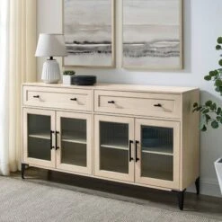 4 Door Reeded Glass Storage Sideboard - Saracina Home 10 4 Door Reeded Glass Storage Sideboard - Saracina Home -Saracina Home GUEST 7058a409 0346 4575 9379 b7ed1fea9980